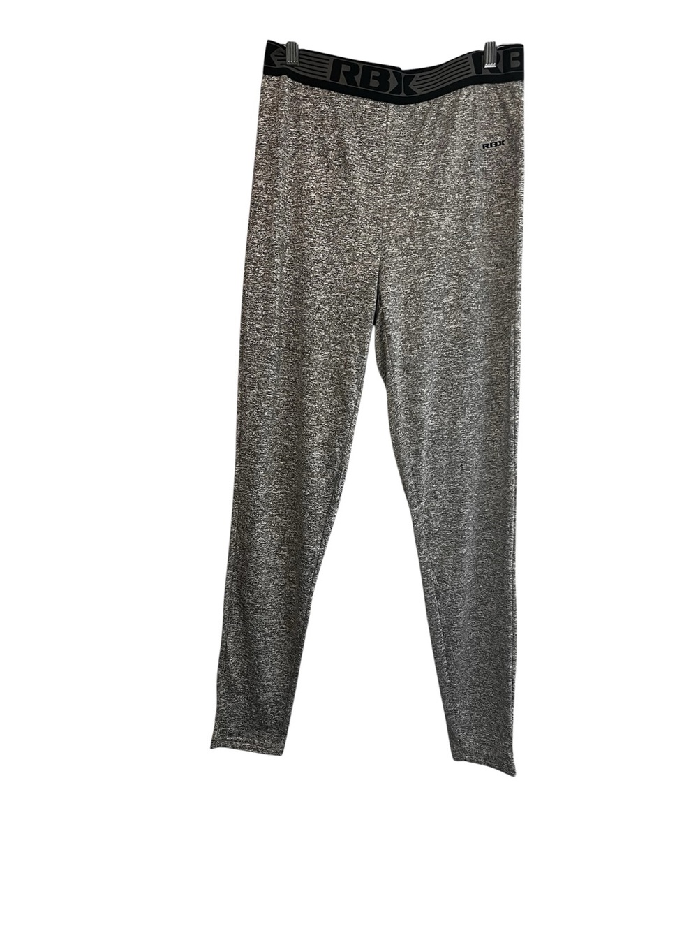 RBX Gray Heather Performance Leggings with Branded Waistband